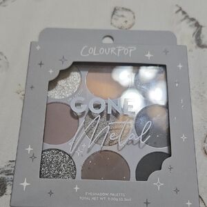 ColourPop Gone Metal Eyeshadow Palette - Silver, Black, Cream